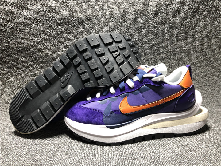 Women Nike VaoorWaffle Sacai Purple Orange White Shoes